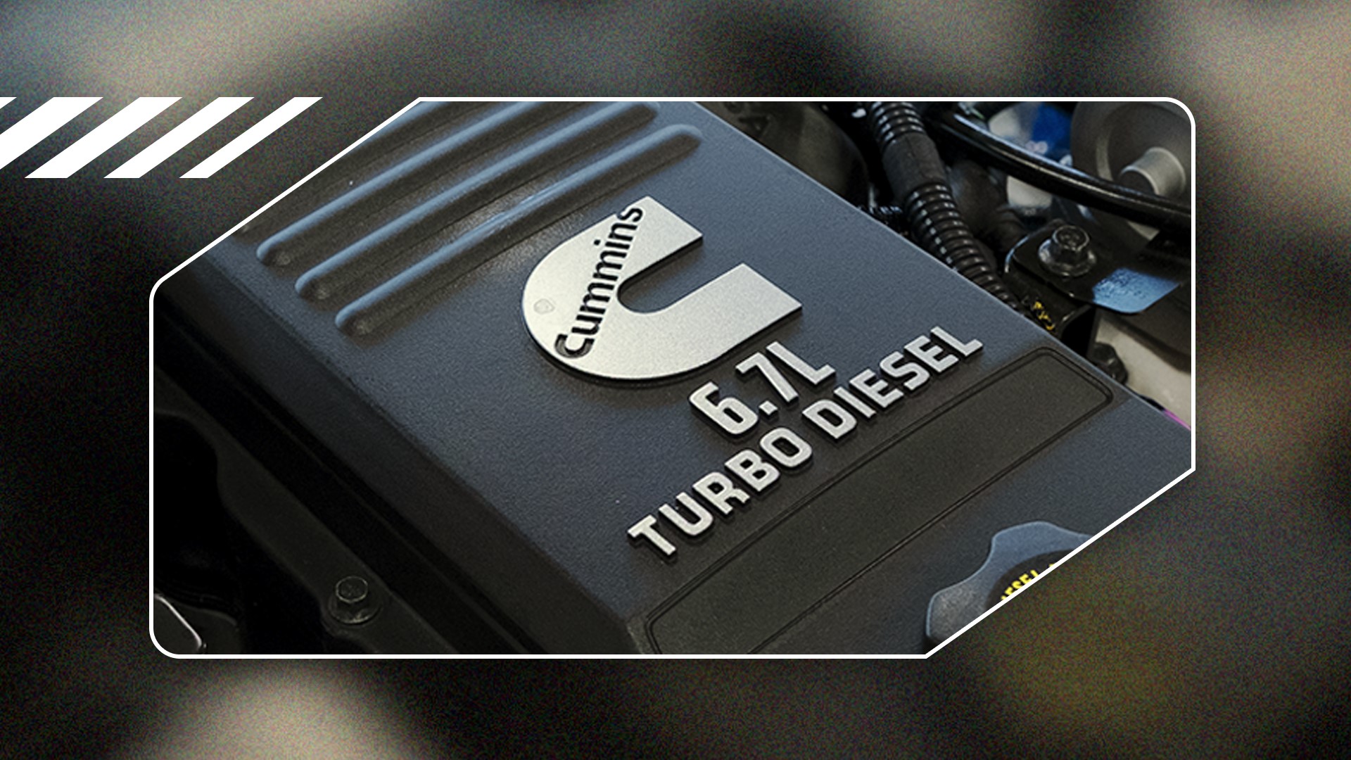 6.7 Cummins turbo diesel engine