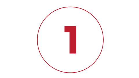 Red number one